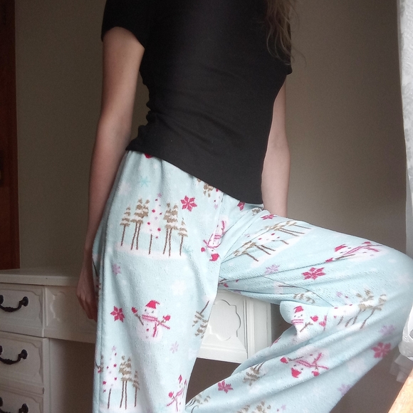 LOUNGEWEAR - Winter Snowman Pajama Lounge Pants - Picture 9 of 9